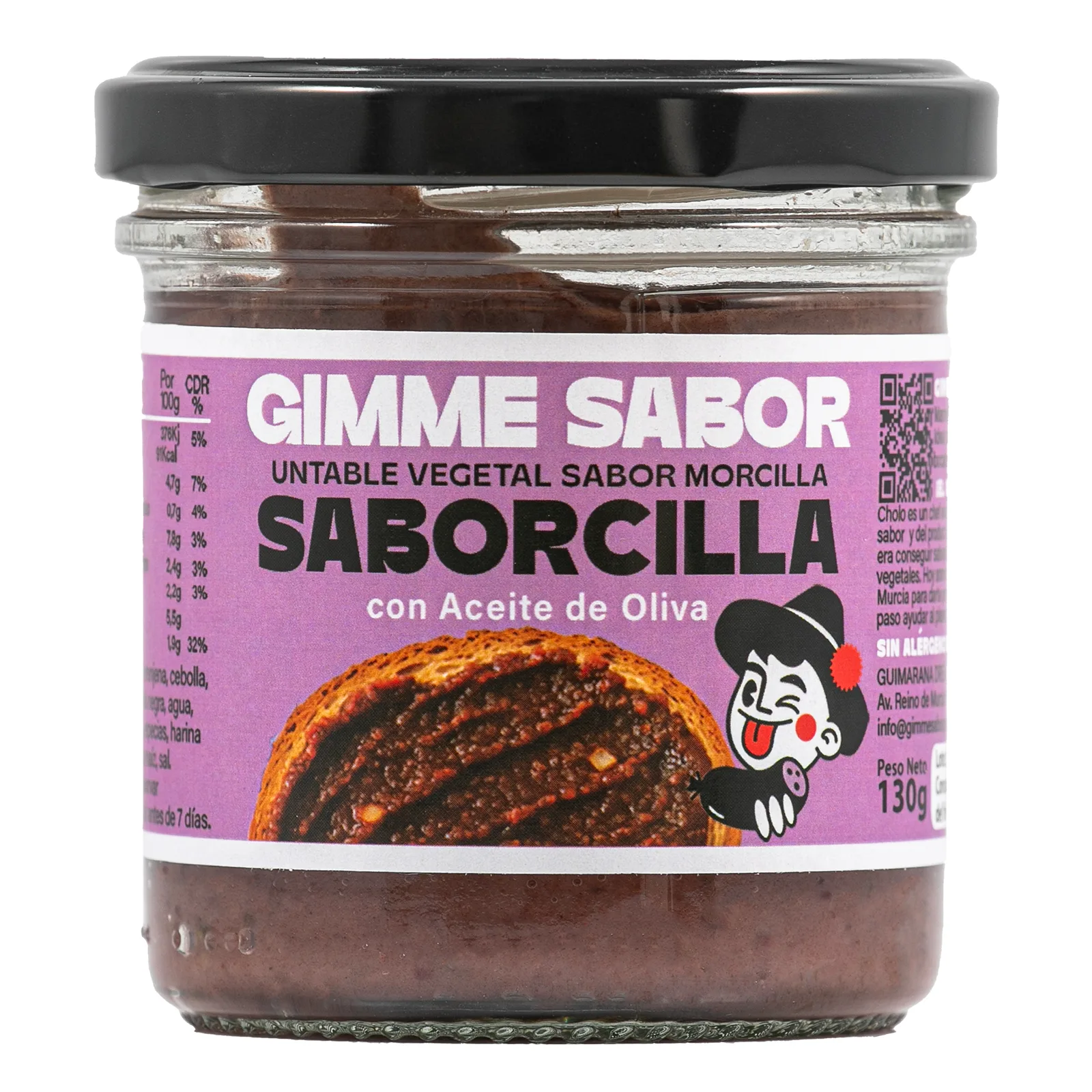 Pate vegetal sabor morcilla Gimme Sabor