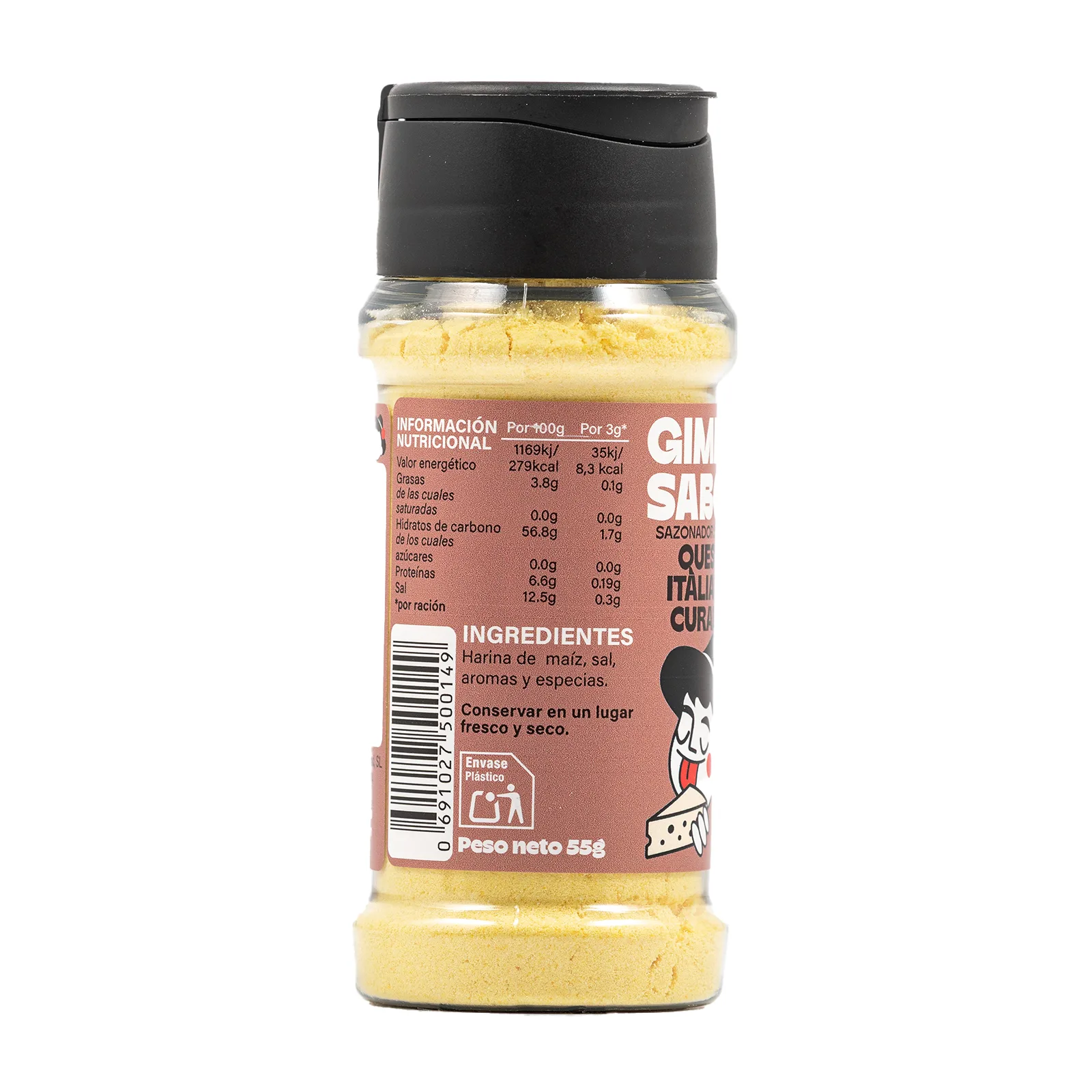 GIMME SABOR SAZONADOR PARMESANO 02 Sazonador sabor queso parmesano Gimme Sabor