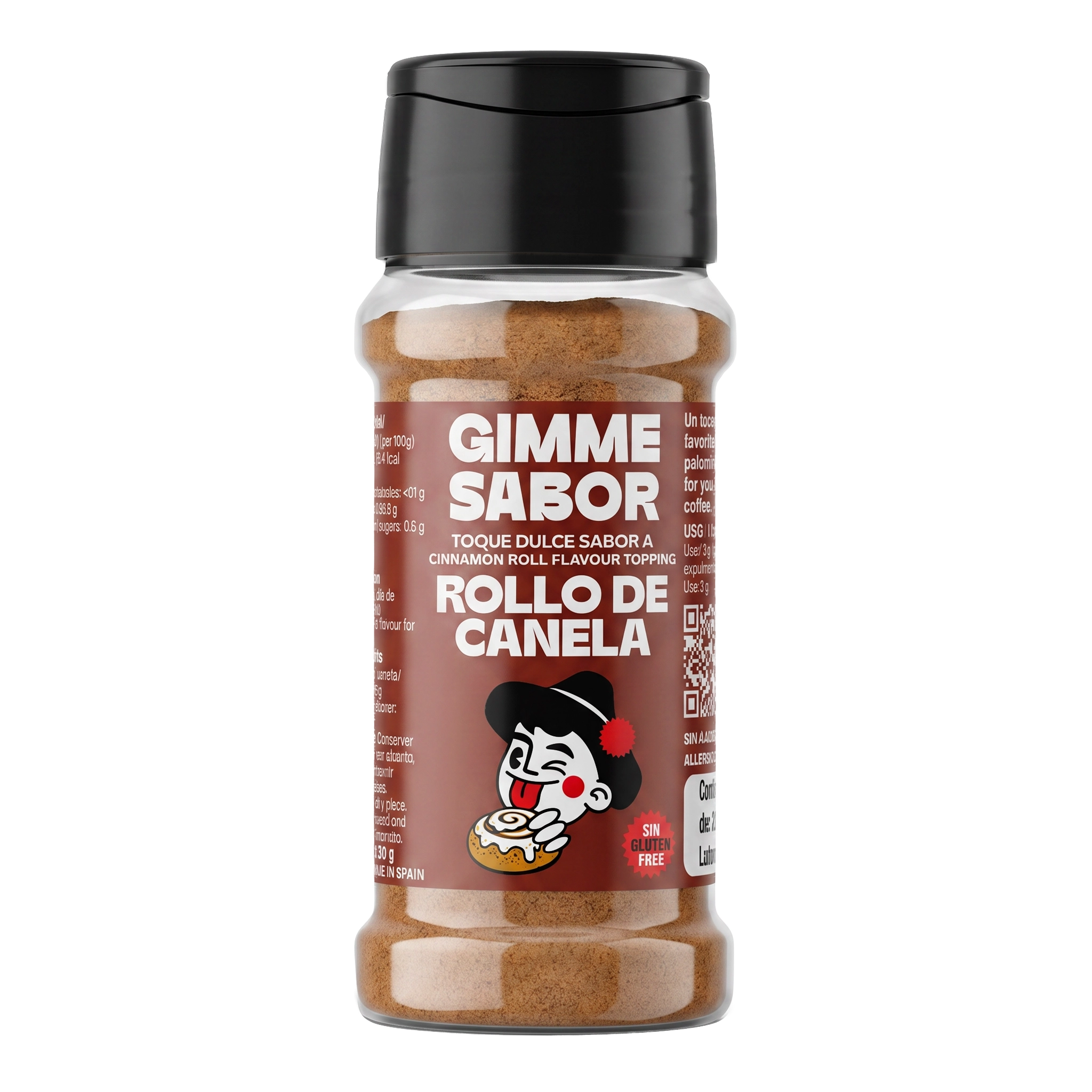 Bote Toque Dulce Rollo de Canela 50 g de Gimme Sabor