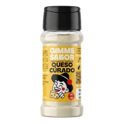 Sazonador vegetal sabor queso curado GIMME SABOR bote 55g