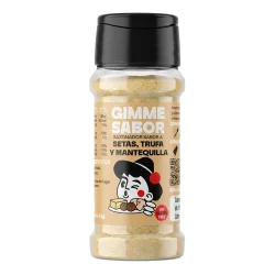 Sazonador vegetal sabor Setas, Trufa y Mantequilla Gimme Sabor bote 55g