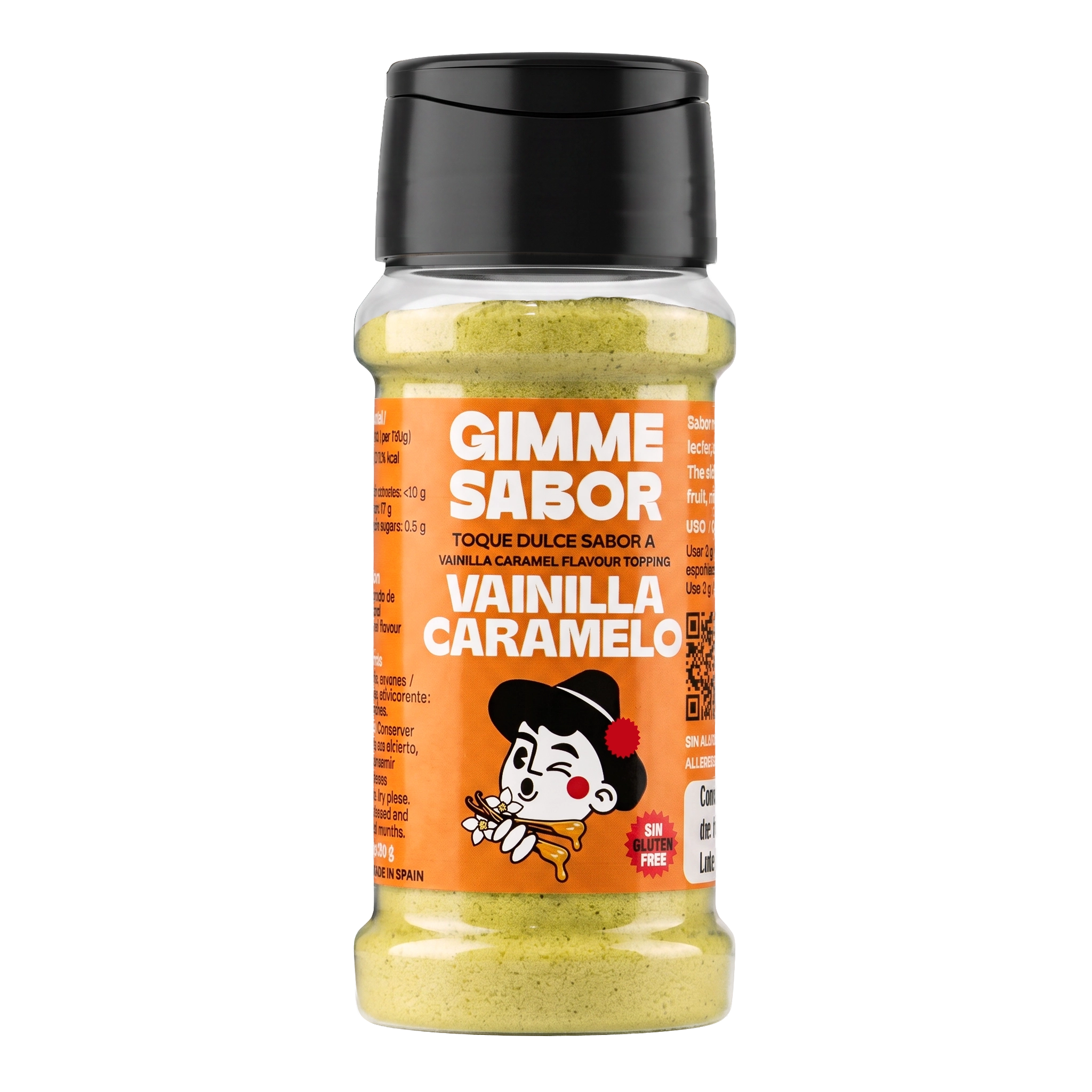 Bote Toque Dulce Vainilla Caramelo 50 g de Gimme Sabor